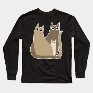 Kitty family Long Sleeve T-Shirt